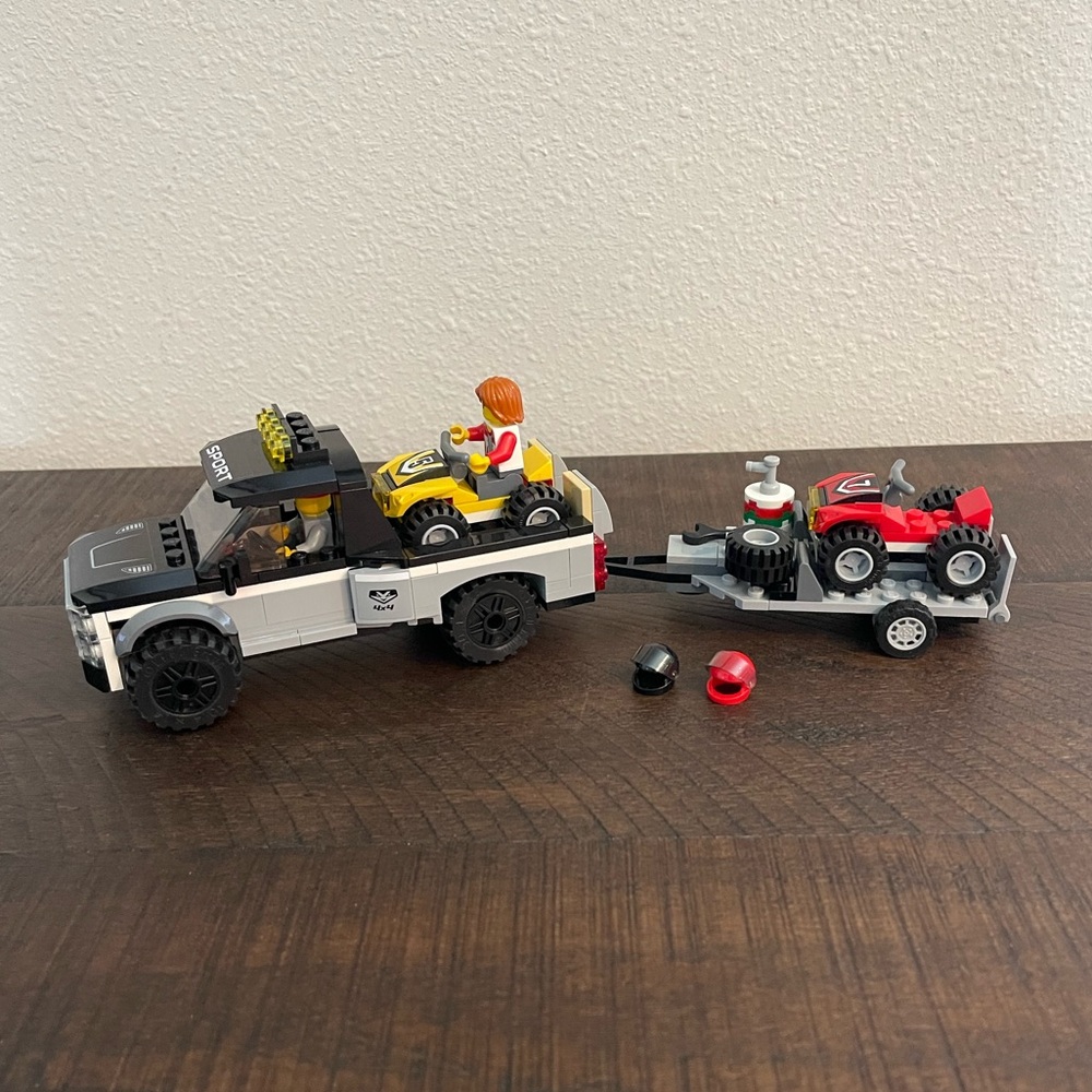 Lego *RETIRED* 60148 City ATV Race Team 239 pcs Ages 5-12